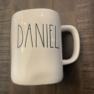 Rae Dunn Daniel White Ceramic Mug NWOT